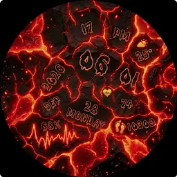 Magma Core Lava - Watch Face — Android app icon