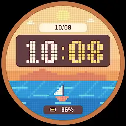 SoGood Pixel Scenes Watch Face — Android app icon