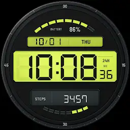 SoGood Matrix LCD Watch Face — Android app icon
