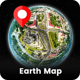 Earth Map - 3D World Map — Android app icon