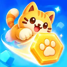 Drop The Tile: Cat Hexa Puzzle — Android game icon
