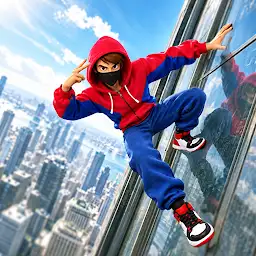 Super Rope Hero: City Swing — Android game icon