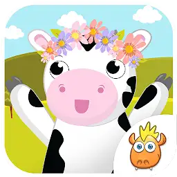 Crazy Farm - Animal School — Android game icon