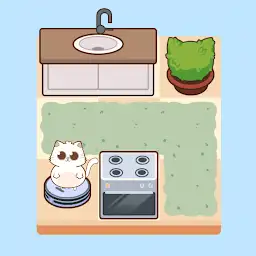 Cleaning Cat — Android game icon