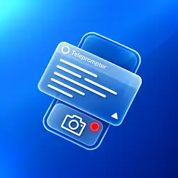 Teleprompter: Script Overlay — Android app icon