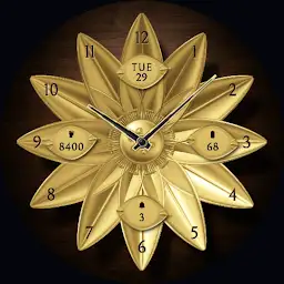 Brass Lotus Watch Face — Android app icon