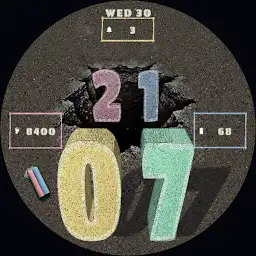 Chalk Art 3D Watch Face — Android app icon
