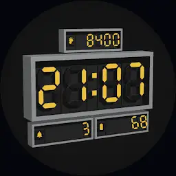 Flap Segment Clock Watch Face — Android app icon
