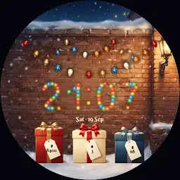 Christmas Lights Watch Face — Android app icon