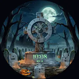 Graveyard Cross Watch Face — Android app icon
