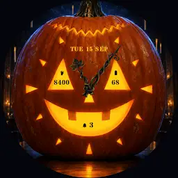 Grinning Pumpkin Watch Face — Android app icon