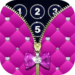 Diamond Zipper Lock Screen — Android app icon