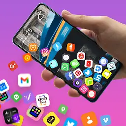 3D Launcher - Gravity Launcher — Android app icon