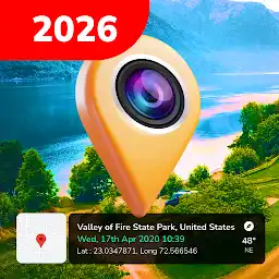 GPS Map Camera - Photo Map — Android app icon