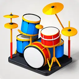 Real Drum 3D - Music Game — Android app icon