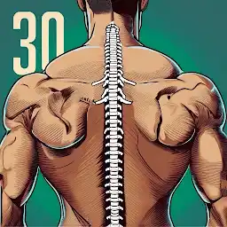 Back Workout & Posture Fix — Android app icon