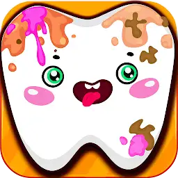 Funny Teeth kid dentist care! — Android app icon