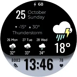 Weather 5 Forecast Watch Face — Android app icon