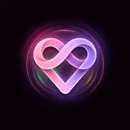 Vibly: Couples Quiz & Tracker — Android app icon