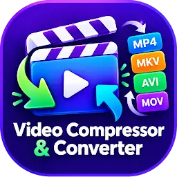 Video Compressor & Converter — Android app icon