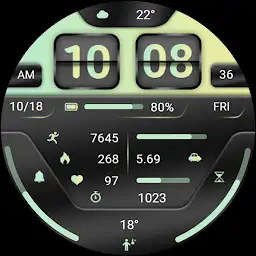 Gradual Spring Green Wear OS — Android app icon