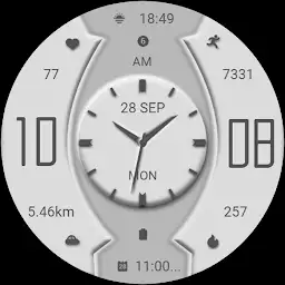 Grayish White For Wear OS — Android app icon
