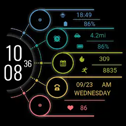 Ink Color Components Wear OS — Android app icon