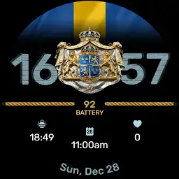 Patriotic watch face 2 — Android app icon