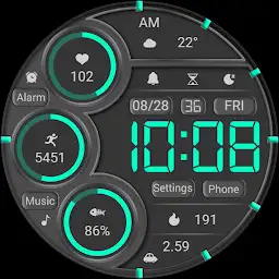 Retro Mint Green For Wear OS — Android app icon