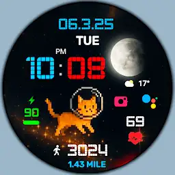 WIN - Space Cat Animated — Android app icon