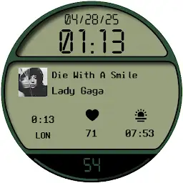 Digital Watchface D1 — Android app icon