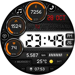Vector Digital Watch Face — Android app icon