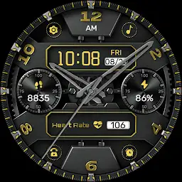 Yellow Function For Wear OS — Android app icon