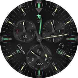 Analog Basic 24  Wear OS 4+ — Android app icon