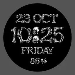 Halloween Bones Watch Face — Android app icon
