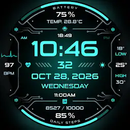 EDS 013 - digital sport face — Android app icon