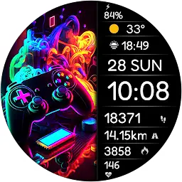 DIGI GAME FACE WS14 Watch face — Android app icon
