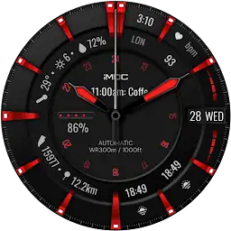 iMDC 096 Scarlet Watch Face — Android app icon