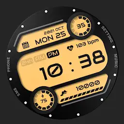 JJ-Digital001 Watch Face — Android app icon