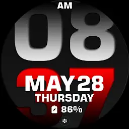 Digital Sporty Watch Face N005 — Android app icon