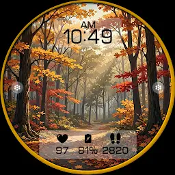 Autumn Forest Watch Face N006 — Android app icon