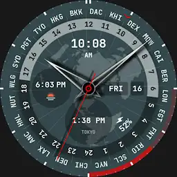 Global Time Watch Face 181 — Android app icon