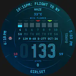 Week Track Watch Face 187 — Android app icon