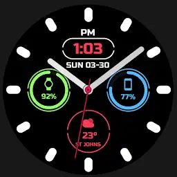 Night ver 74 - watch face — Android app icon