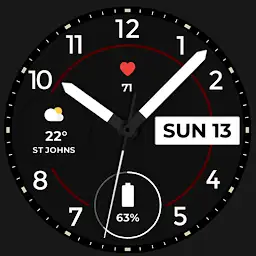 Night ver 75 - watch face — Android app icon