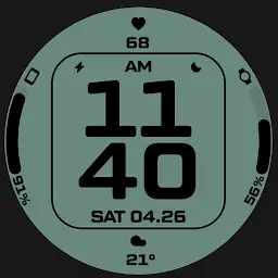 Night ver 77 - watch face — Android app icon