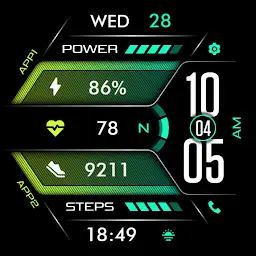 Oled - Digital v9 | watch face — Android app icon