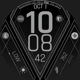 RW101 Cyber Neon Digital Face — Android app icon