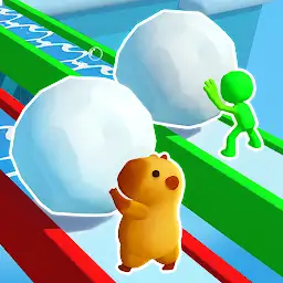 Snowball Race 3D: Ice Bridge — Android game icon