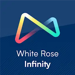 White Rose Infinity — Android app icon